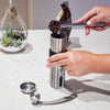 Portable Manual Coffee Grinder with Silicone Grip & Scoop
