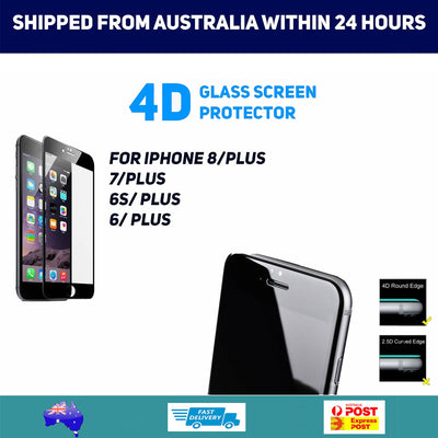 4D Premium Tempered Glass Screen Protector for iPhone